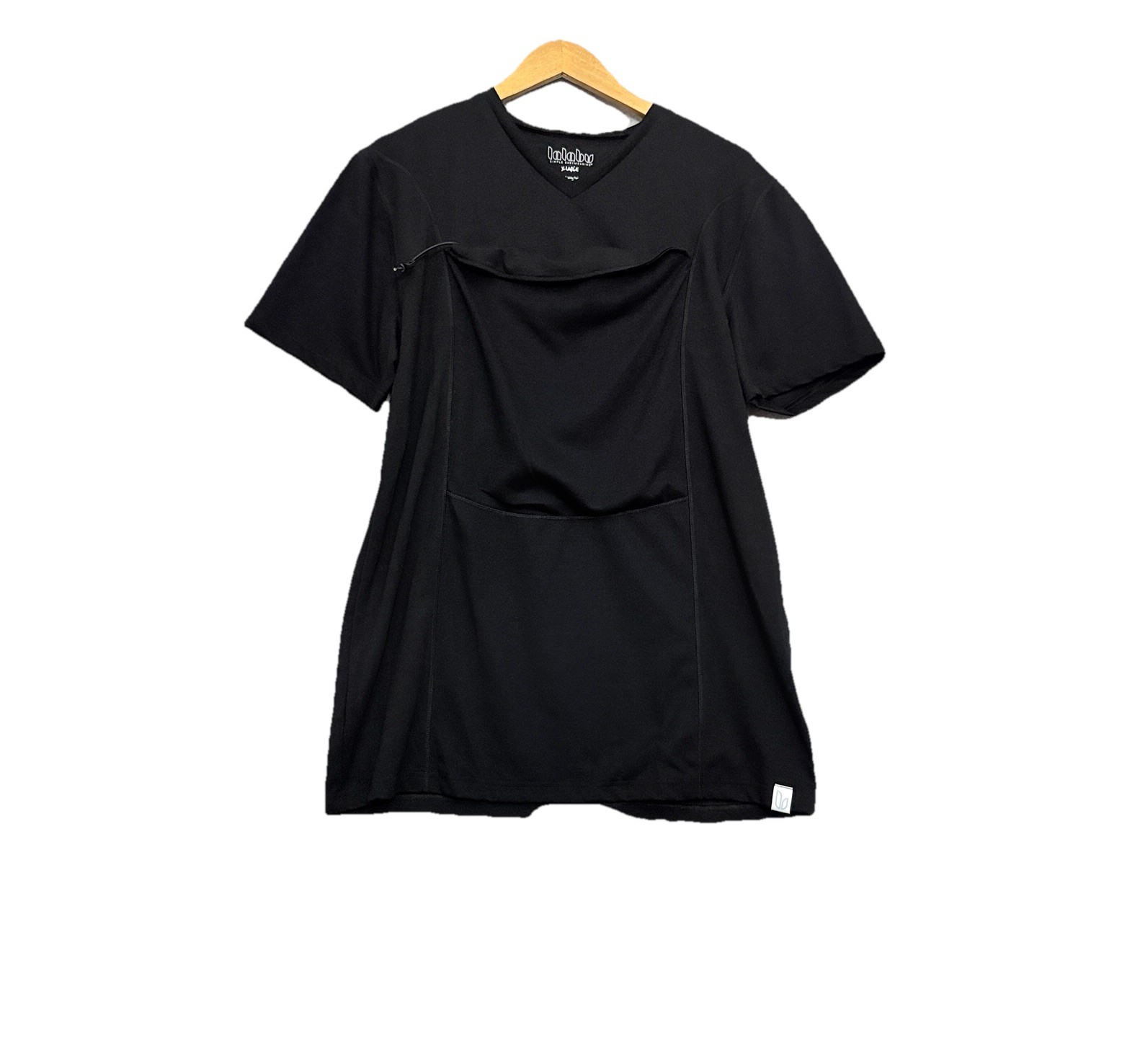 Lalabu Dad Shirt Babywearing Kangaroo Pouch Tee Men&rsquo;s XL B