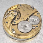 Antique Waltham Traveler Pocket Watch Movement - For Spares/Repair