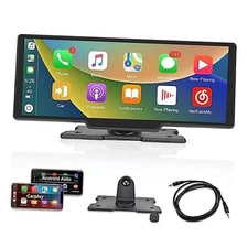 Carplay Screen Stereo 10.3 inch HD Wireless Portable Car Buddy Touchscreen 