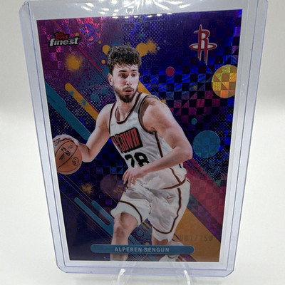 Topps Finest 2024-25 Basketball Alperen Sengun Houston Rockets #92 /150