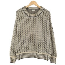 Nordic Sweater Scandinavian Fair Isle Vintage Warm Knit Men Mz1 Size M