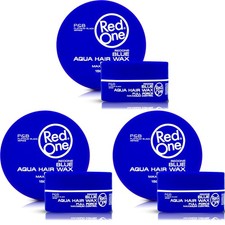 3x Red One Blue Blau Aqua Hair Wax Full Force...