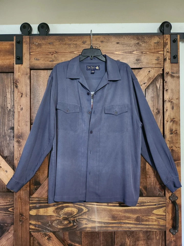 LIMITED EDITION DESIGN #1 Nat Nast The Havana Cigar Embroidered 100% Silk Size M - Image 3 of 4