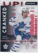2022/23 SYNERGY..AUSTON MATTHEWS..CRANKED UP..RED../399..# CU-AU..MAPLE LEAFS