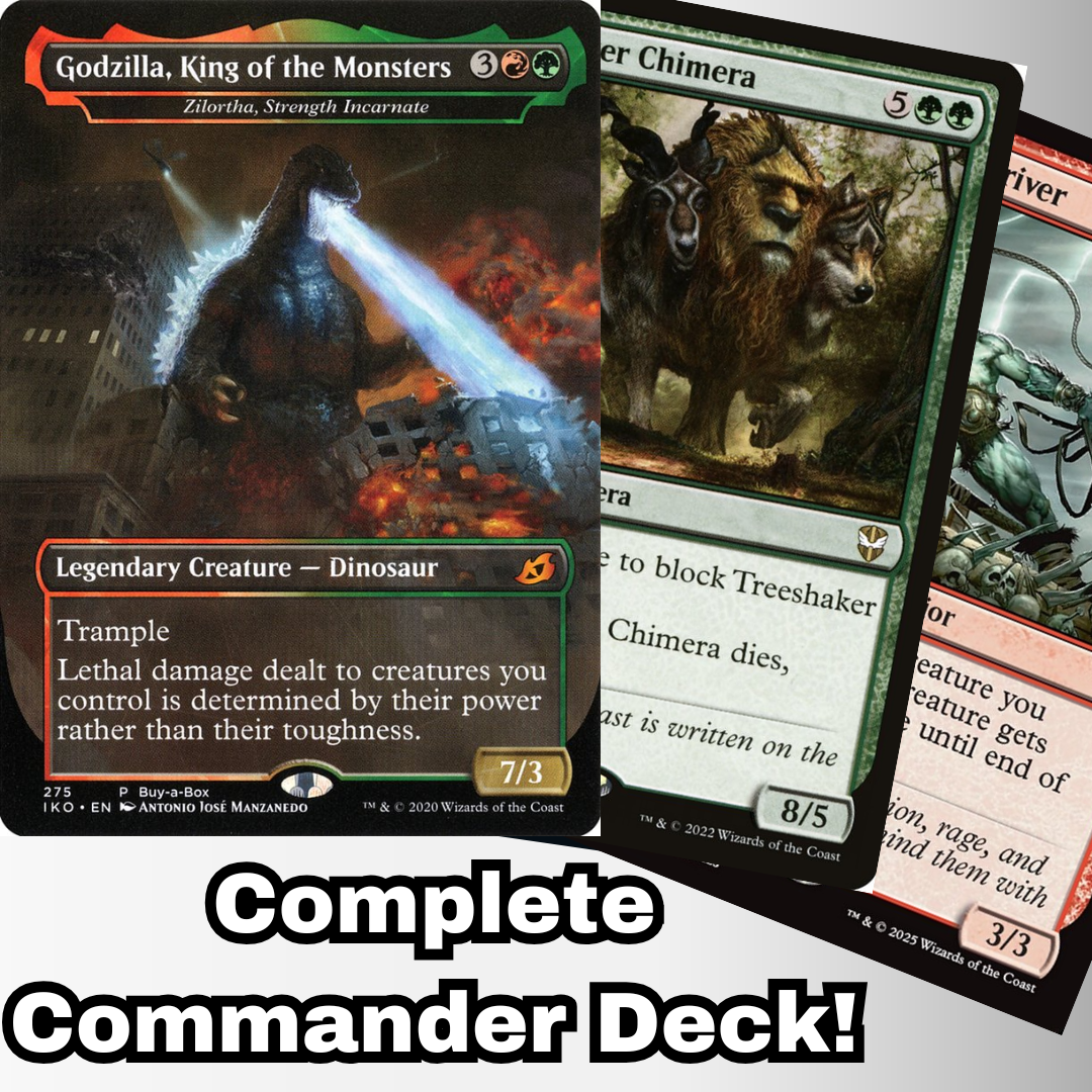 Godzilla, King of the Monsters Commander Deck MTG Zilortha