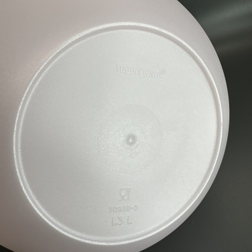 Tupperware Impressions 2 Pc. Classic Bowl Set Blue & Pearl White #3095 5 Cup NEW - Picture 11 of 19