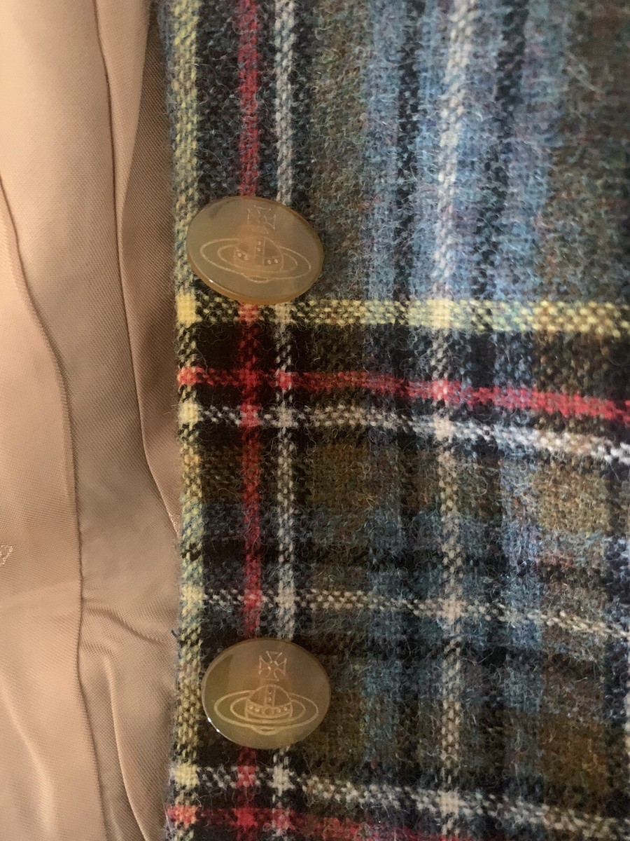 Vintage 90s VIVIENNE WESTWOOD F/W 1994 Wool Tartan Plaid Vintage 90s VIVIENNE WESTWOOD F/W 1994 Wool Tartan Plaid