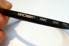 K F Concepts HMC 77mm Lens Filter UV K Slip profile WIDE ANGLE lenses