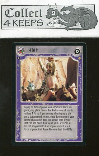 Star Wars CCG Tatooine: I Did It! (SWCCG) Near Mint - 第 1/2 張圖片