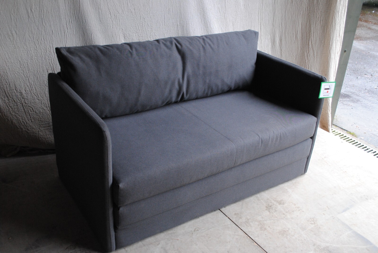 New John Lewis Kip Thin Arm Medium 2 Seater Sofa Bed, Grey *Delivery