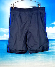 AND1 Mens NAVY BLUE Activewear Shorts LINED Sports Boardshorts pants size Lg