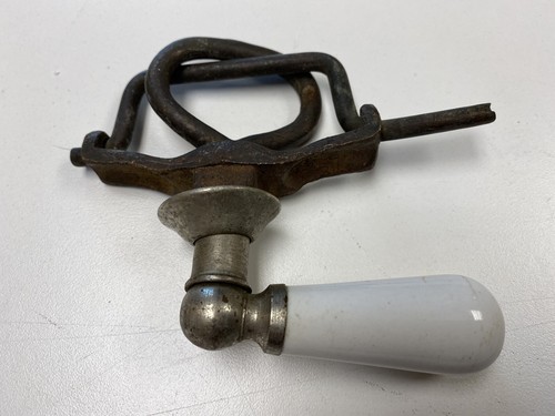 Antique Toilet Bowl Porcelain Handle