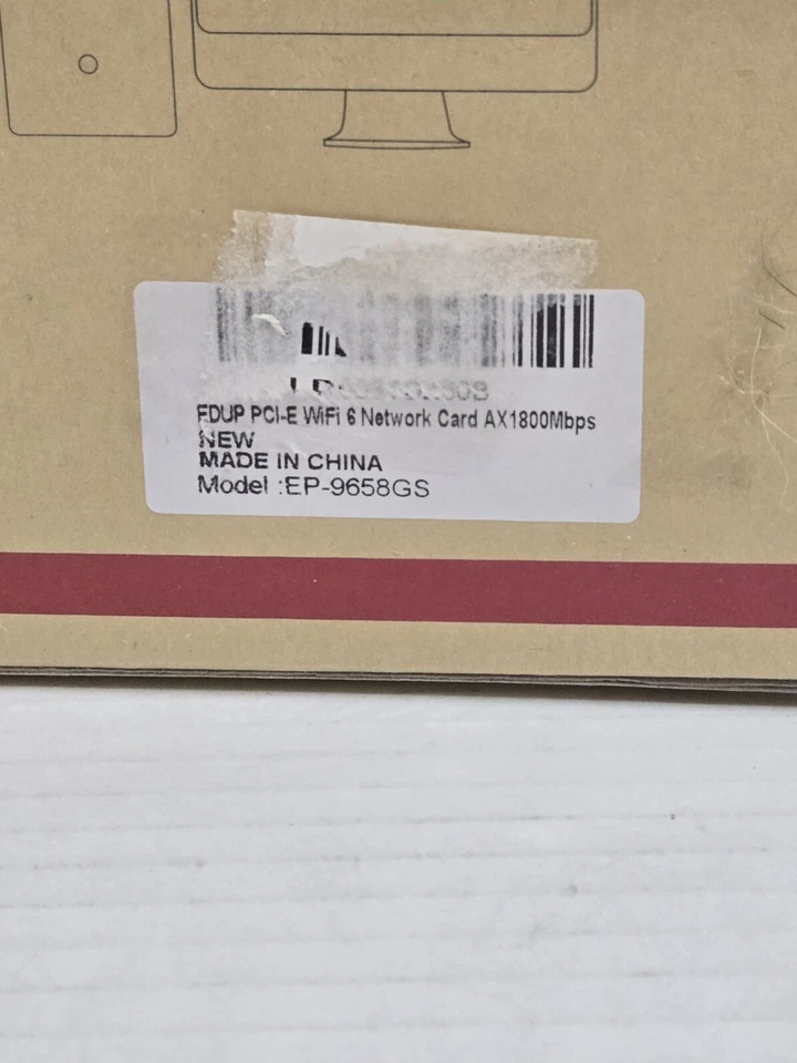 EDUP PCI-e WiFi & Network Adapter Card AX1800 1800mbps EP-9655GS - Image 2 of 4