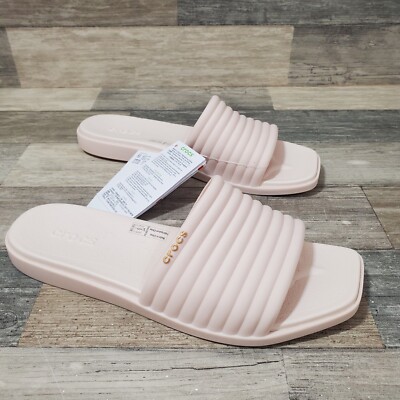 Crocs Miami Slide Sandals Womens Sz 7 Slip On Flip Flop NEW NWOB