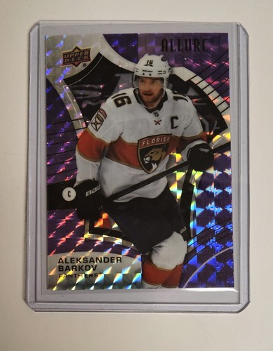 2021-22 UPPER DECK ALLURE #21 ALEKSANDER BARKOV /10 PURPLE DIAMOND