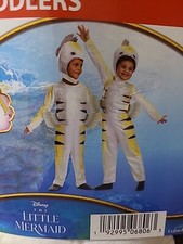 Flounder The Little Mermaid Infant/Toddler Costume-Sz 2T-New With Tags