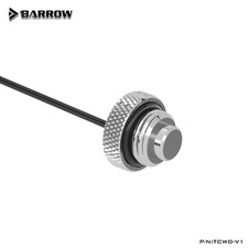 Barrow G1/4" 10k Temperature Sensor Stop Fitting Plug , Silver , TCWD-V1