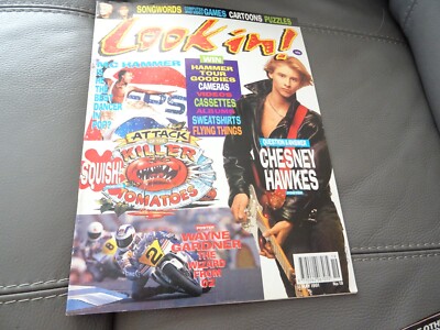 Look-In Magazine May 11th 1991 Chesney Hawkes Waune Gardner Killer Tomatoes
