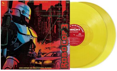[DAMAGED] Basil Poledouris - Robocop 3 [Yellow Vinyl] NEW Vinyl