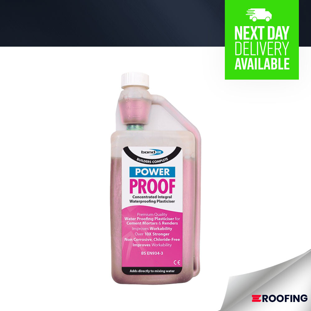 Waterproofer For Rendering Bondit Power Proof Concentrated Waterproofer Render Admixture, 500ml OR ...