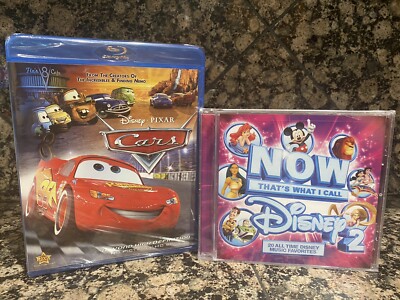Cars Blu-ray Disc 2007 Now That s What I Call Disney 2 CD Lion King Aladdin New