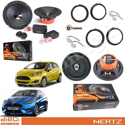 Kit 6 Casse Altoparlanti Hertz Anteriori Posteriori per Ford Fiesta 6 dal2008