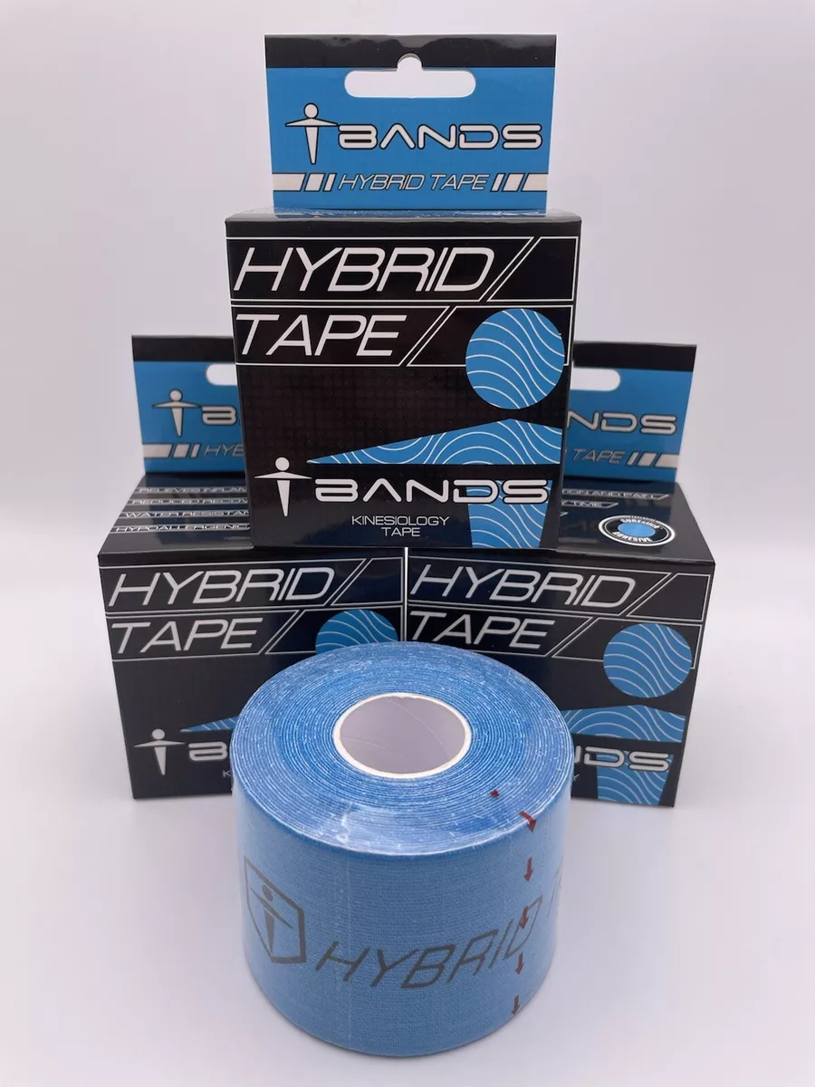 3 ROLLS Kinesiology Tape *HybridTape* K Tape Water Resistant +