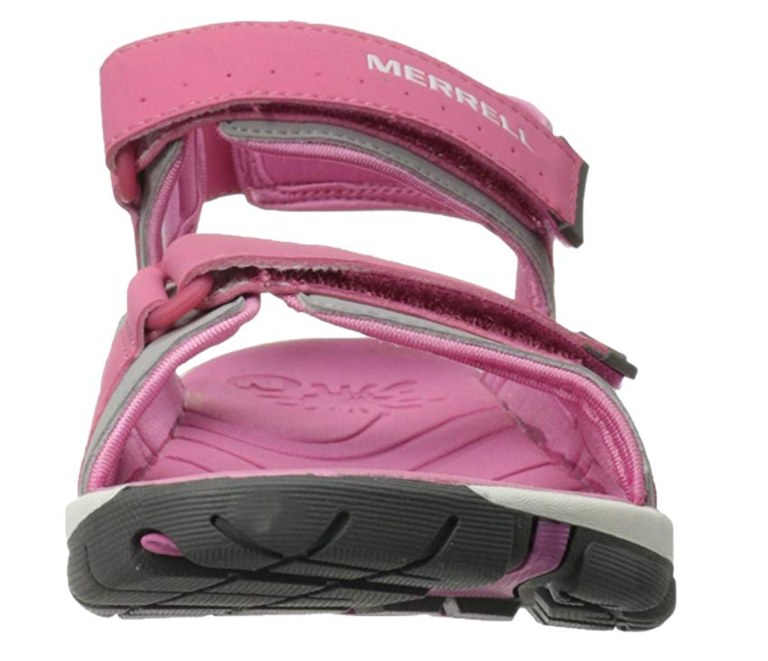 Sandali sportivi Merrell Spinster Splash bambina UK 9 EU 28 rosa chiusura touch