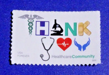 US 5947 THANK YOU (HEALTHCARE COMMUNITY) 2024 (F) STAMP PANE "SINGLE" MNH