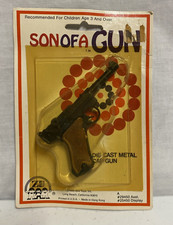 1981 ZEE TOYS SON OF A GUN "Paratrooper" MINI DIE CAST METAL CAP GUN SEALED