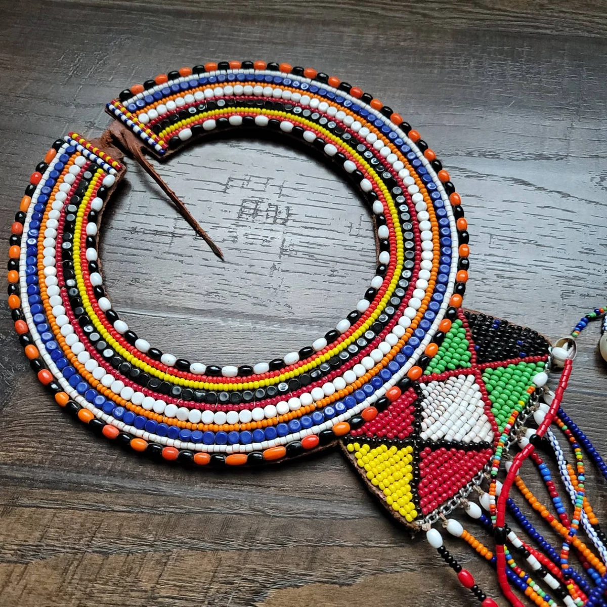 Beaded Collar Necklace - Cheyenne River Youth Project