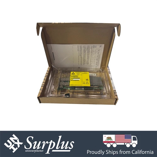 New Open Box 25Gbe SFP28 QL41262HLCU Qlogic Dual Port CNA NIC Both Bracket