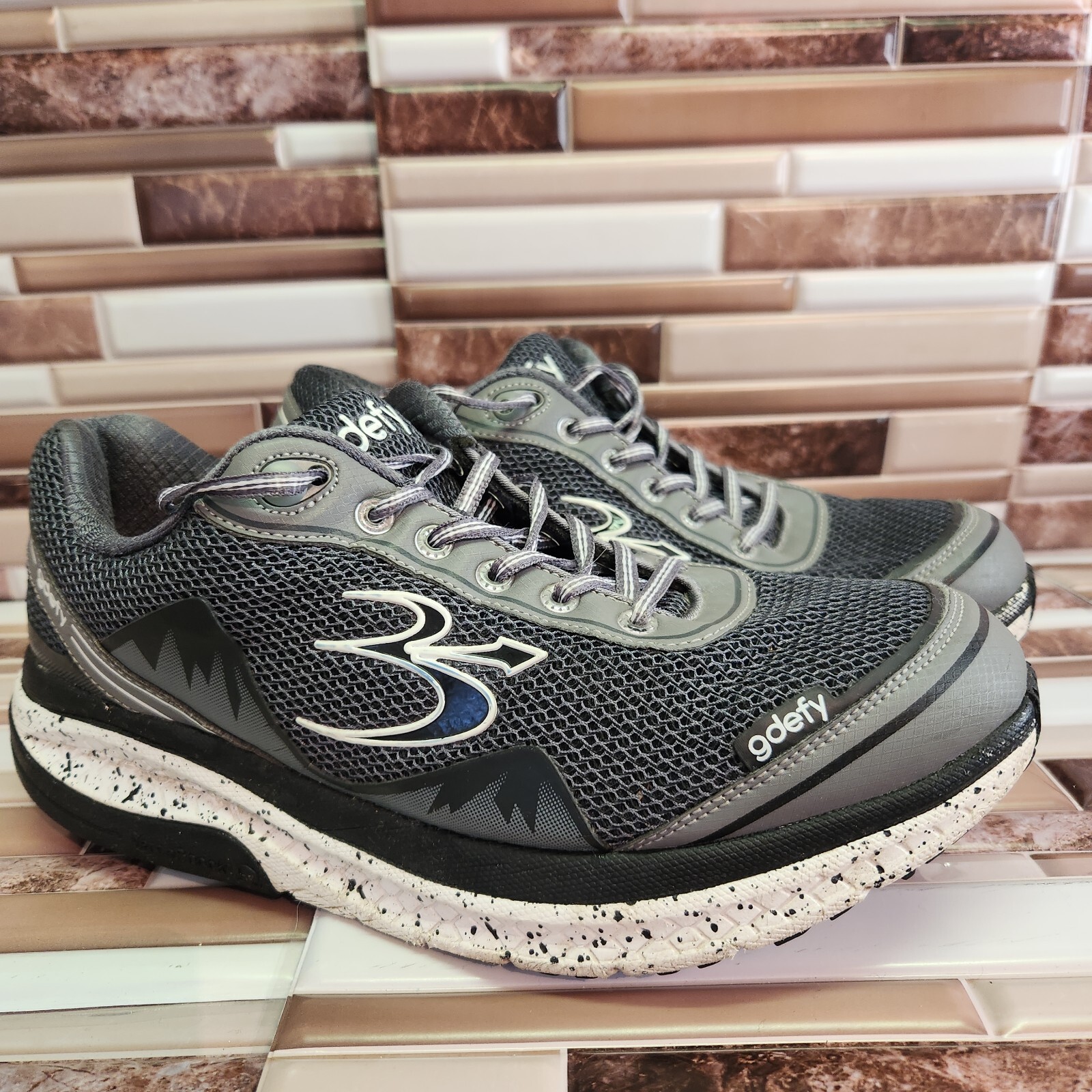 SAOLA GDEFY Sneakers Sportive Uomo 9.5 Mighty Walk Ortopediche Amichevoli Grigio