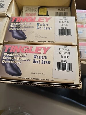 SM Tingley Western Boot Saver Weather Tuff Rubber Overshoes1600 MENS WOMENS SM