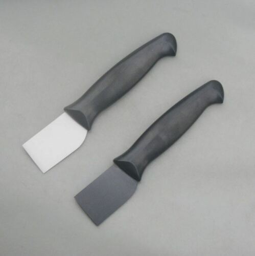 Black / White Nano-Ceramic Blade Knife cutting Leather cutter tool ABS handle - Photo 1/11