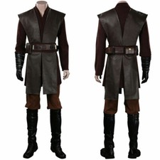Star Wars Anakin Skywalker Cosplay Outfit Halloween Full Set customizable