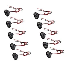 10Pcs/lot T Type 15cm Cable Connection 9 V Battery Holder Clip Connector Buckle