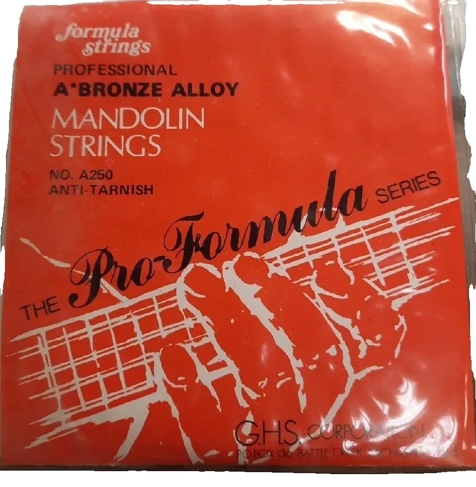 Loop End Mandolin Strings GHS Mandolin Strings Pro Formula A250 Professional Loop EndBright ...