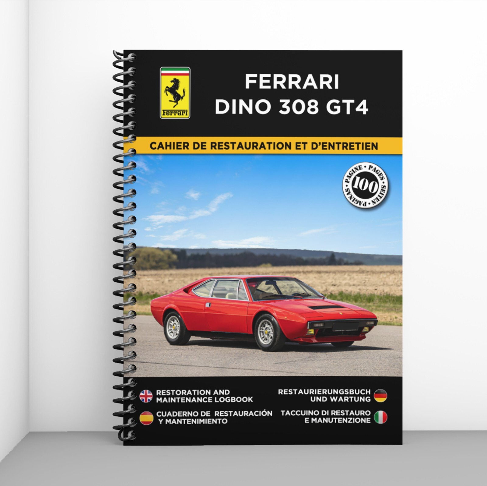 Ferrari Dino 308 GT4 cahier pour suivre et réussir la restauration de votre V8