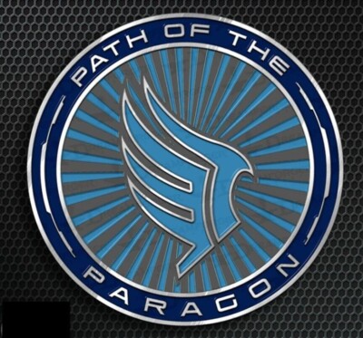 Mass Effect Trilogy Paragon Spectre Shepard 1.25'' Enamel Pin Glow in The Dark