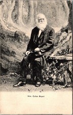 Antique Postcard William Cullen Bryant Poet JH5