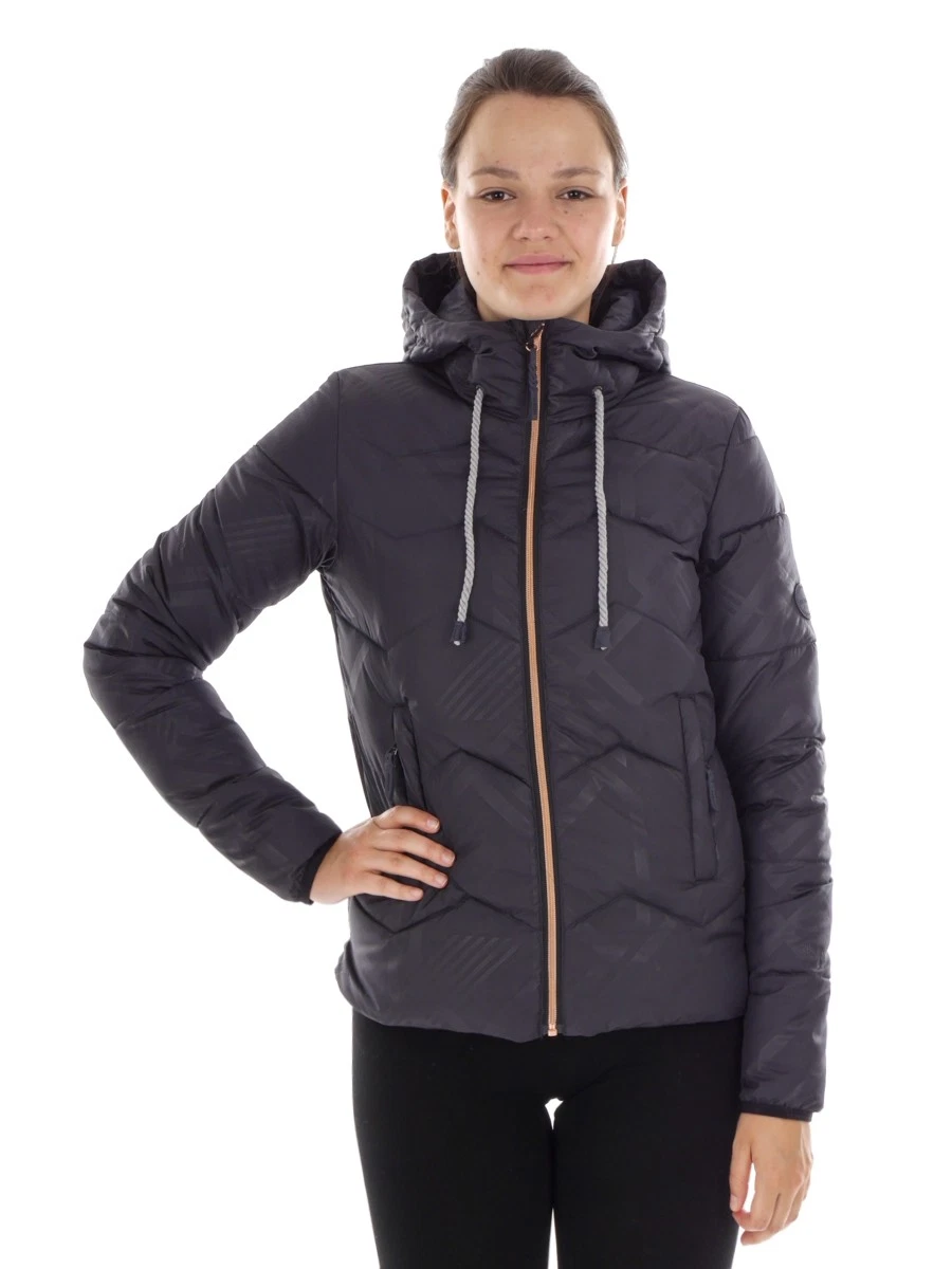 Brunotti Quilted Jacket Functional Jacket Black Mathilde Hood Warm