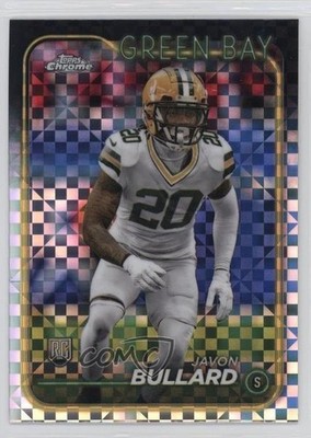 2024 Topps Chrome Rookies X-Fractor Javon Bullard #284 Rookie RC 3x7