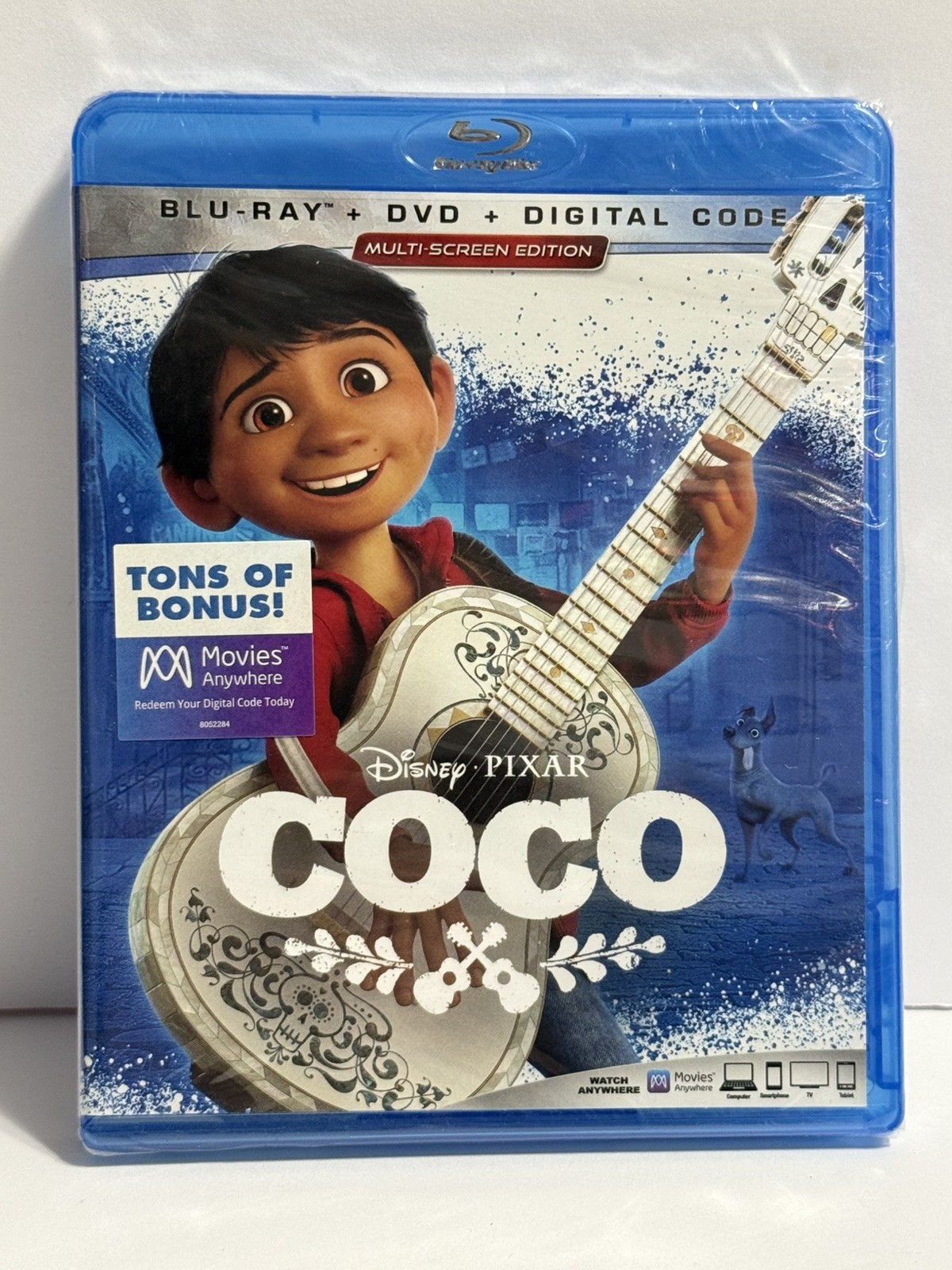 Coco Blu-Ray, DVD, and Digital Code - Multiscreen Edition