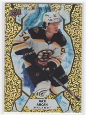 2021-22 Upper Deck Ice Gold Jack Ahcan Rookie Boston Bruins #136