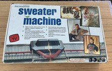 Bond Incredible Sweater Machine Knitting Machine Vintage Open Box W Manual READ