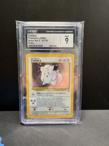 Clefairy graded CGC 9 for sale on eBay