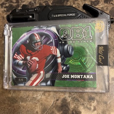 Joe Montana 4/6 Green Oil Spill 2026 Wild Card (NEW Release QB1