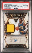 2022-23 Select #XFS-JKM Jonathan Kuminga X-Factor Signatures #/149 PSA 8