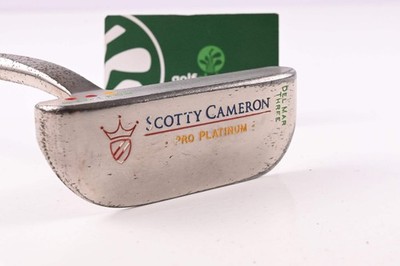 Linkshand Scotty Cameron Pro Platinum Del Mar Three Putter / 34 Inch